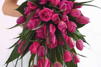 Bouquet di tulipani da sposa