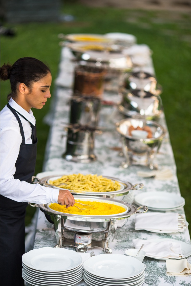 Corporate catering service